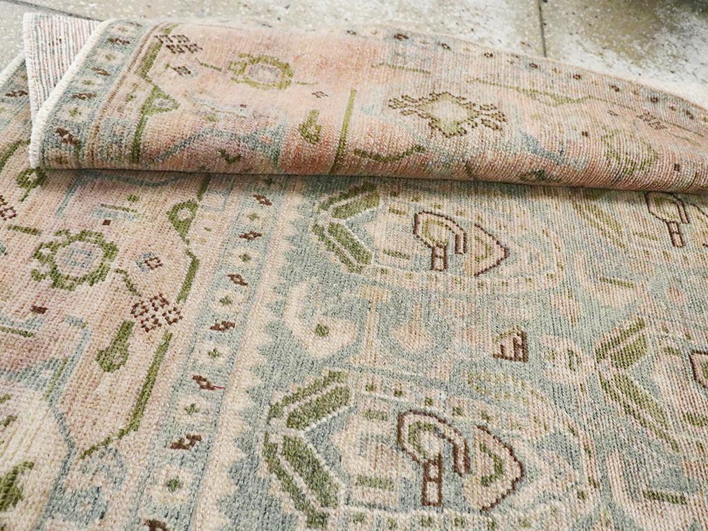 Mid-20th Century Persian Malayer Accent Rug For Sale 2