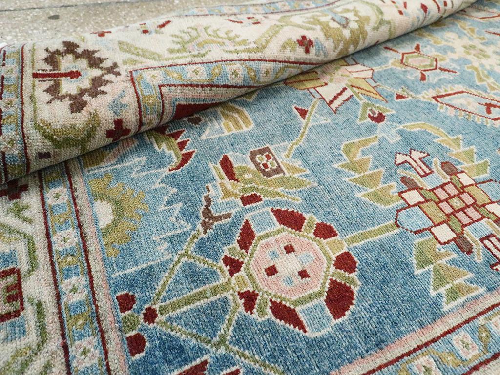 Mid-20th Century Persian Malayer Accent Rug For Sale 2