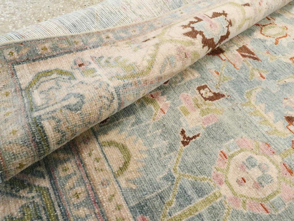 Mid-20th Century Persian Malayer Accent Rug For Sale 2