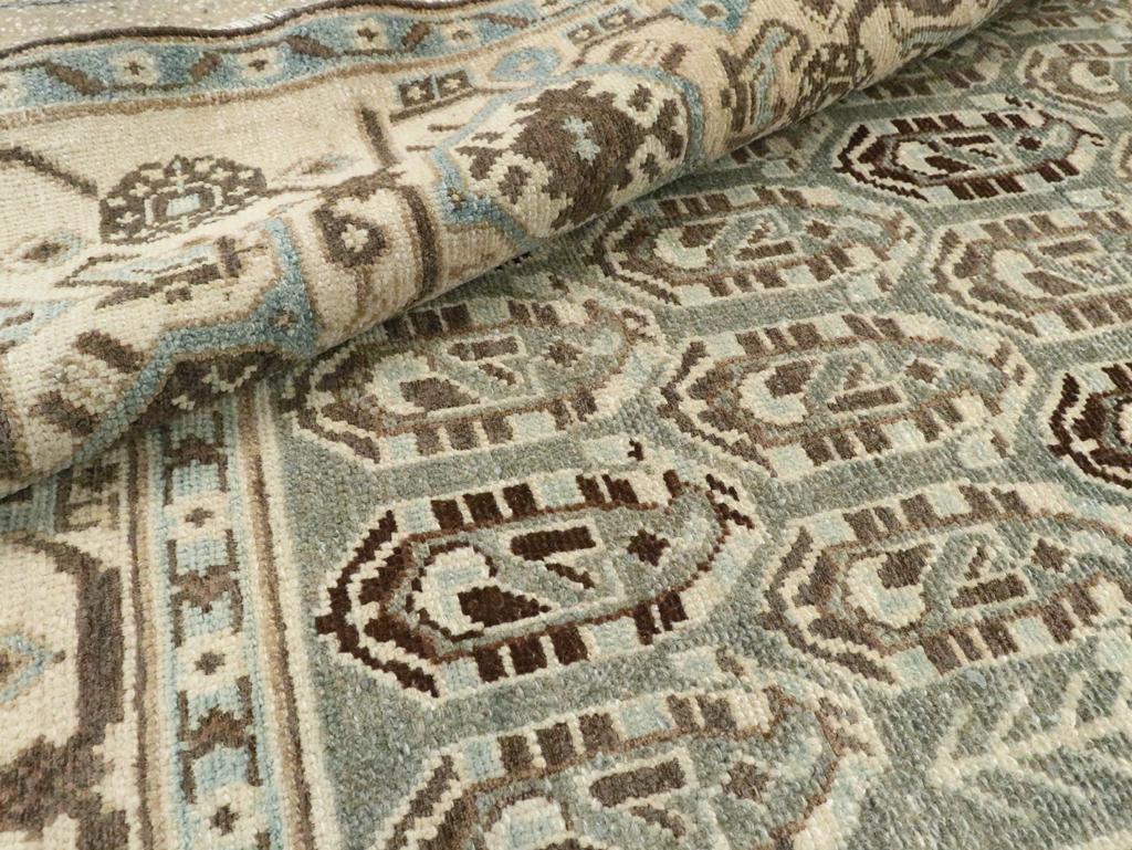 Mid-20th Century Persian Malayer Accent Rug For Sale 2