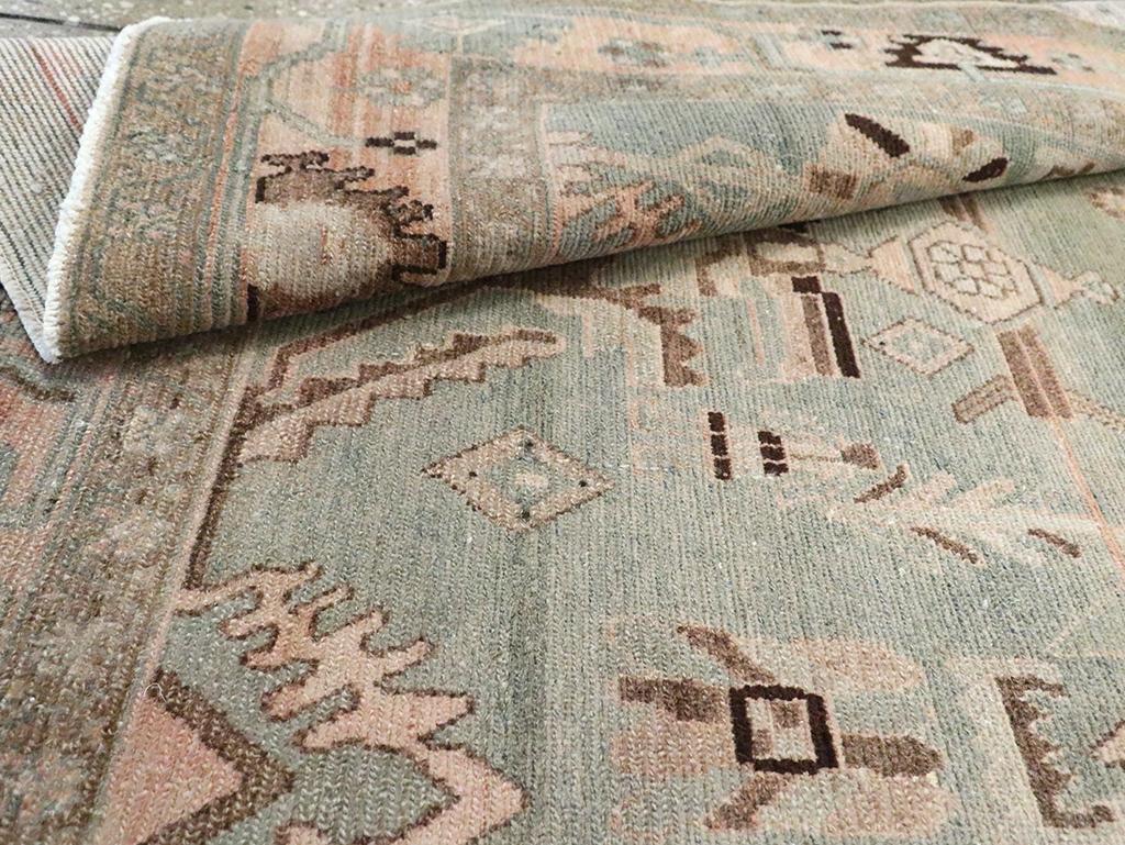 Mid-20th Century Persian Malayer Accent Rug For Sale 2
