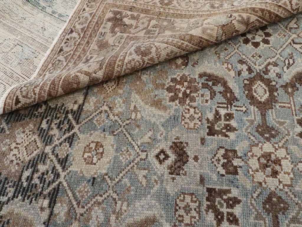 Mid-20th Century Persian Malayer Accent Rug For Sale 2