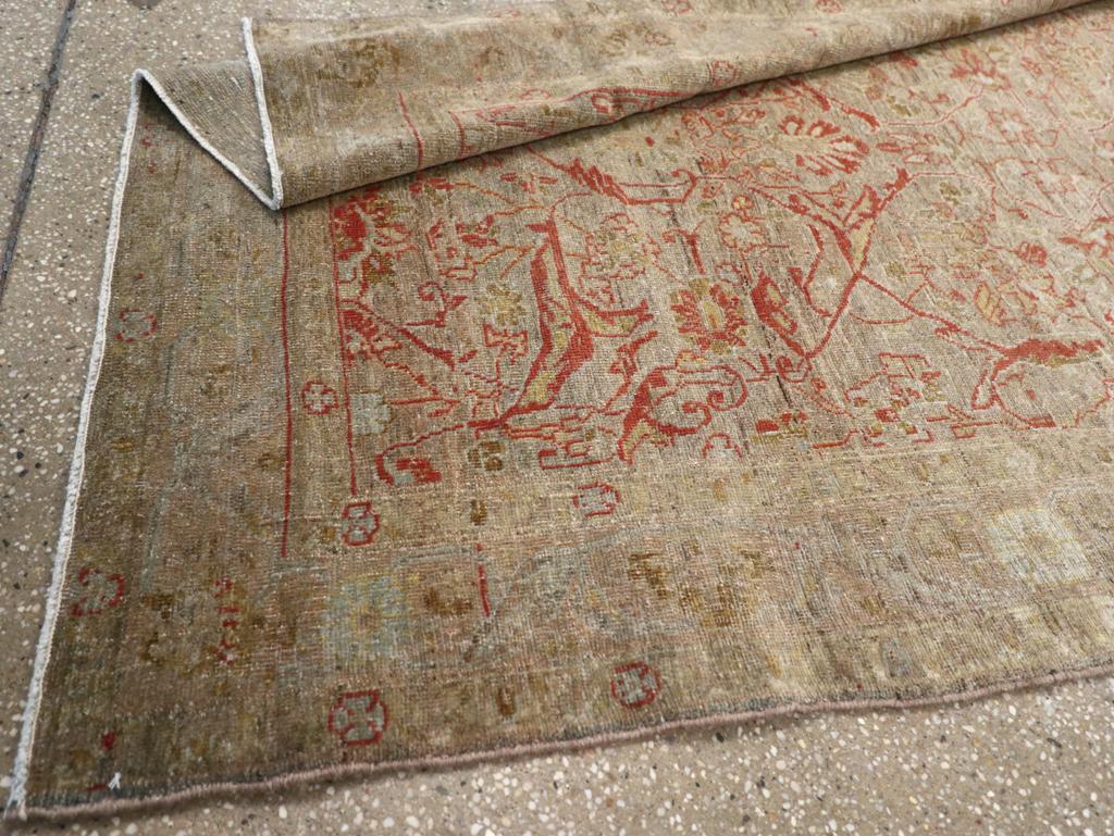 Mitte des 20. Jahrhunderts Persisch Malayer Akzentteppich im Angebot 3