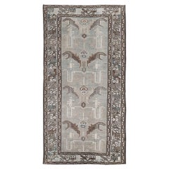 Tapis persan Malayer d'accentuation du milieu du 20e siècle