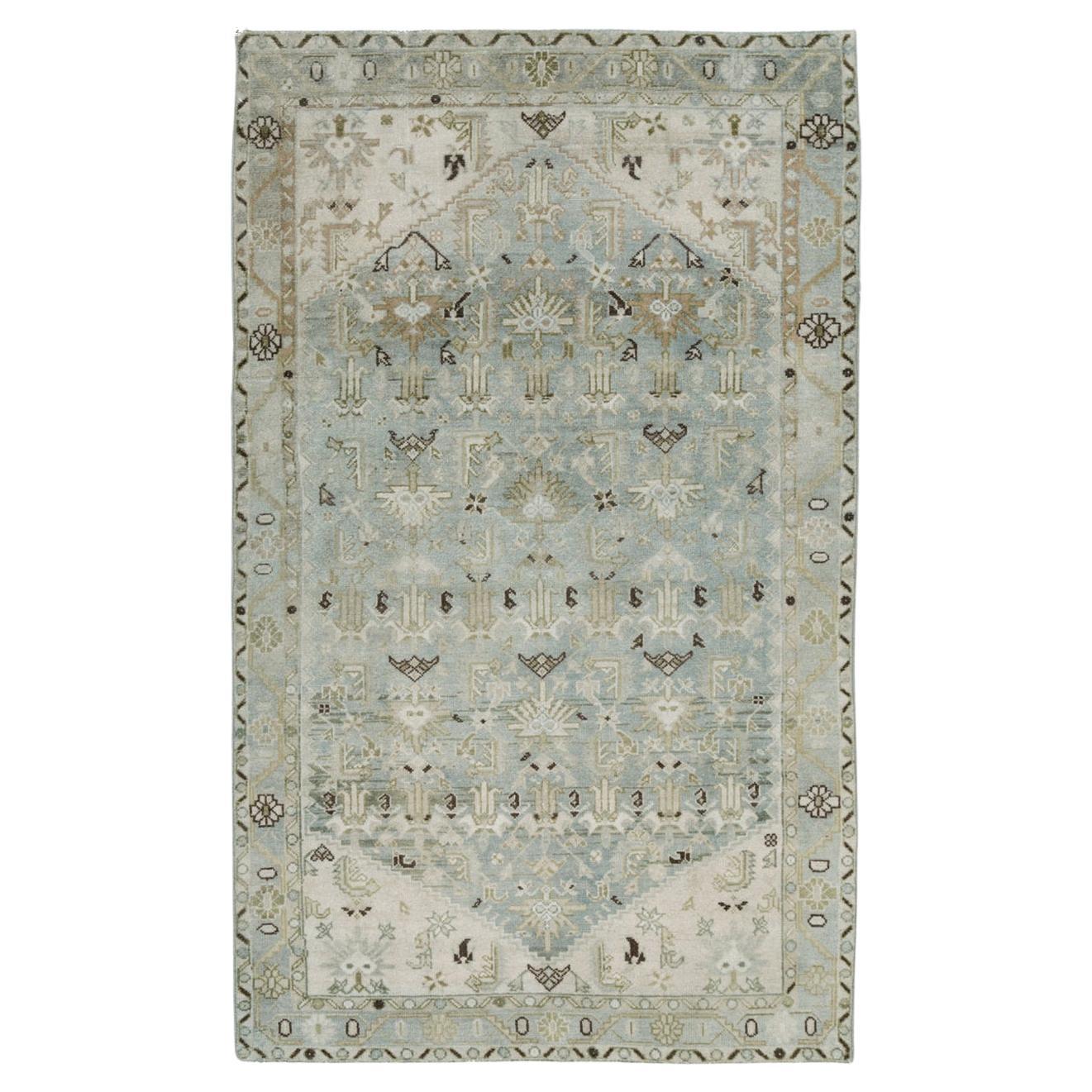 Mid-20th Century Persian Malayer Accent Rug