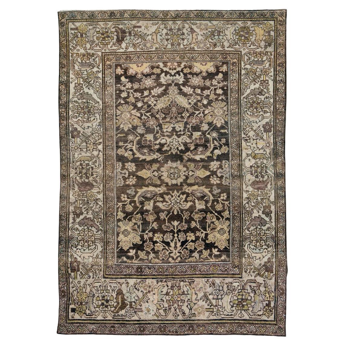 Mid-20th Century Persian Malayer Accent Rug