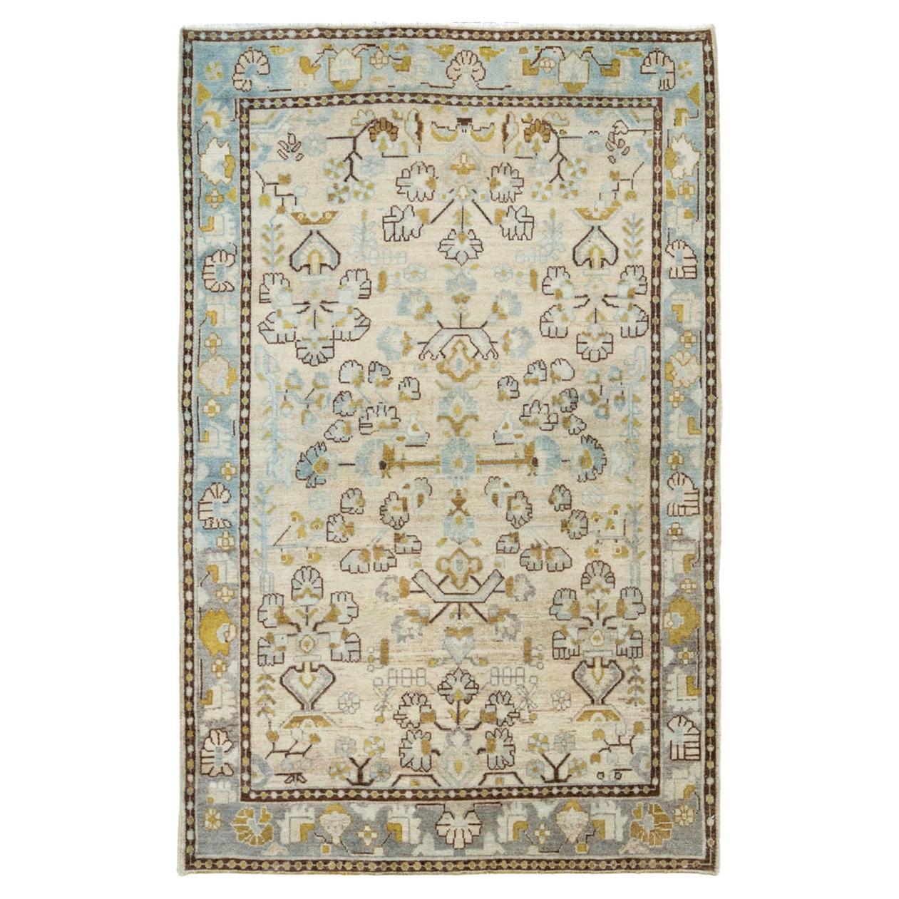 Mid-20th Century Persian Malayer Accent Rug