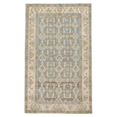 Tapis persan Malayer d'accentuation du milieu du 20e siècle