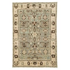 Tapis persan Malayer d'accentuation du milieu du 20e siècle