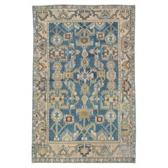 Tapis persan Malayer d'accentuation du milieu du 20e siècle