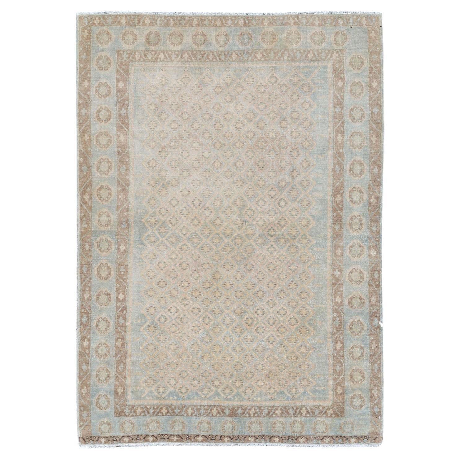 Mid-20th Century Persian Malayer Accent Rug