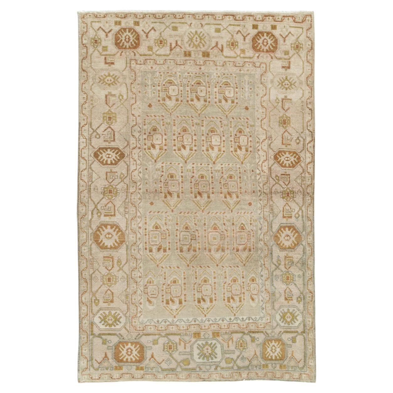 Tapis persan Malayer d'accentuation du milieu du 20e siècle