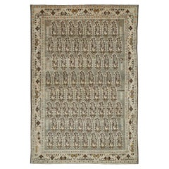 Tapis persan Malayer d'accentuation du milieu du 20e siècle