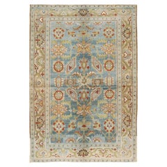 Tapis persan Malayer d'accentuation du milieu du 20e siècle