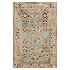 Tapis persan Malayer d'accentuation du milieu du 20e siècle