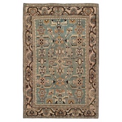 Tapis persan Malayer d'accentuation du milieu du 20e siècle