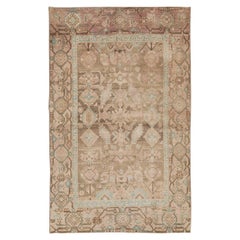 Tapis persan Malayer d'accentuation du milieu du 20e siècle