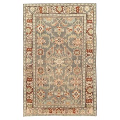 Tapis persan Malayer d'accentuation du milieu du 20e siècle