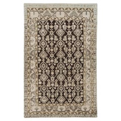 Tapis persan Malayer d'accentuation du milieu du 20e siècle