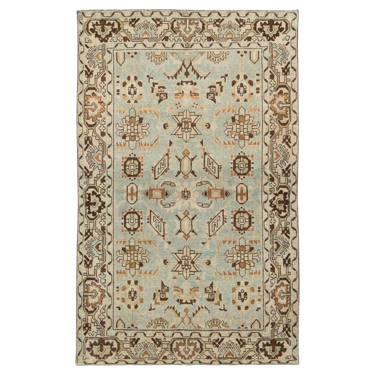 Mid-20th Century Persian Malayer Accent Rug