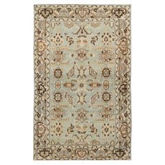Tapis persan Malayer d'accentuation du milieu du 20e siècle
