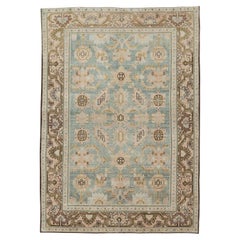Tapis persan Malayer d'accentuation du milieu du 20e siècle