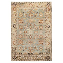 Tapis persan Malayer d'accentuation du milieu du 20e siècle