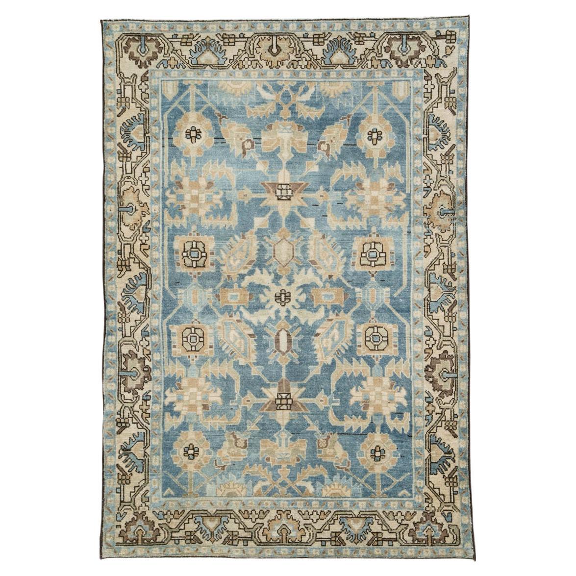 Tapis persan Malayer d'accentuation du milieu du 20e siècle