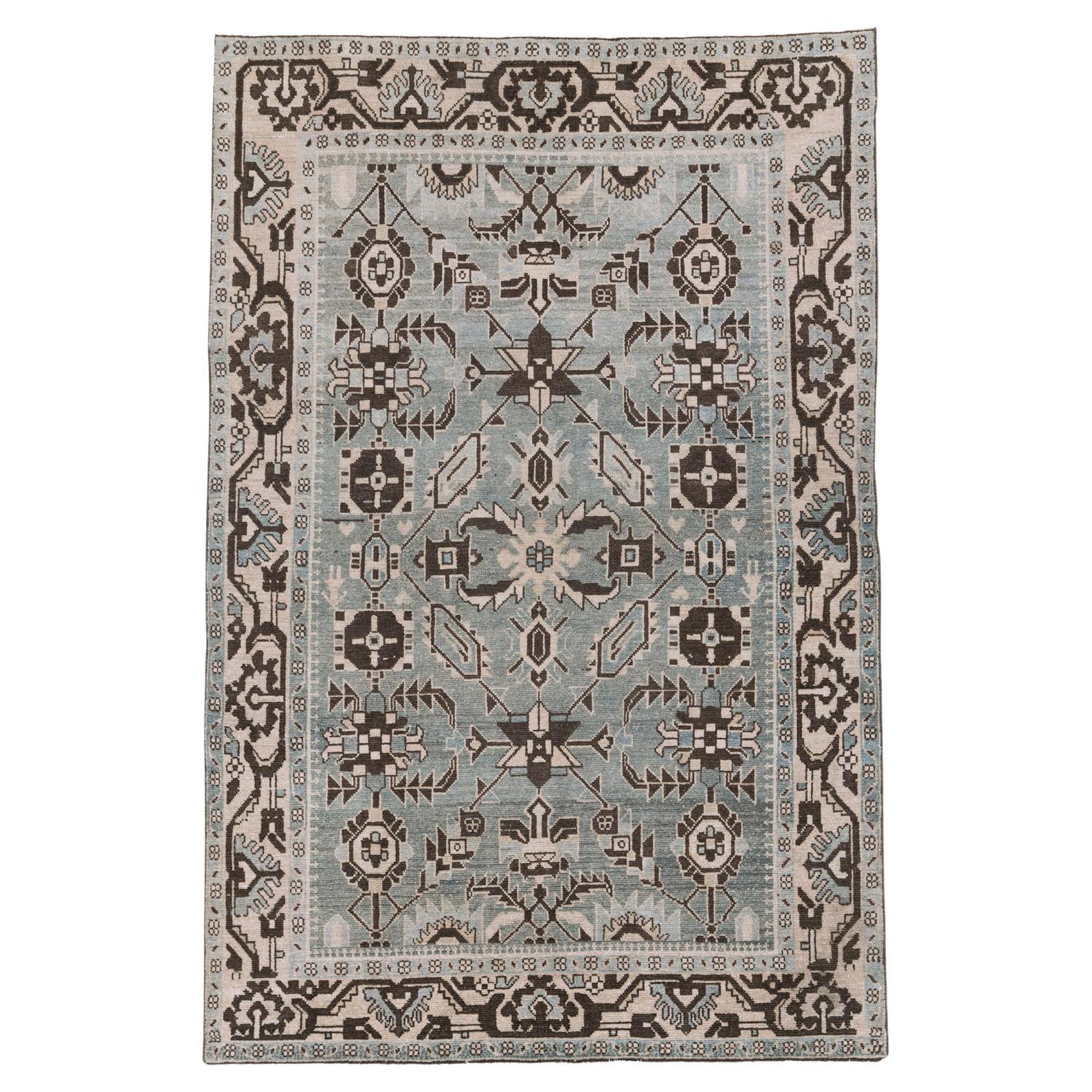 Mid-20th Century Persian Malayer Accent Rug