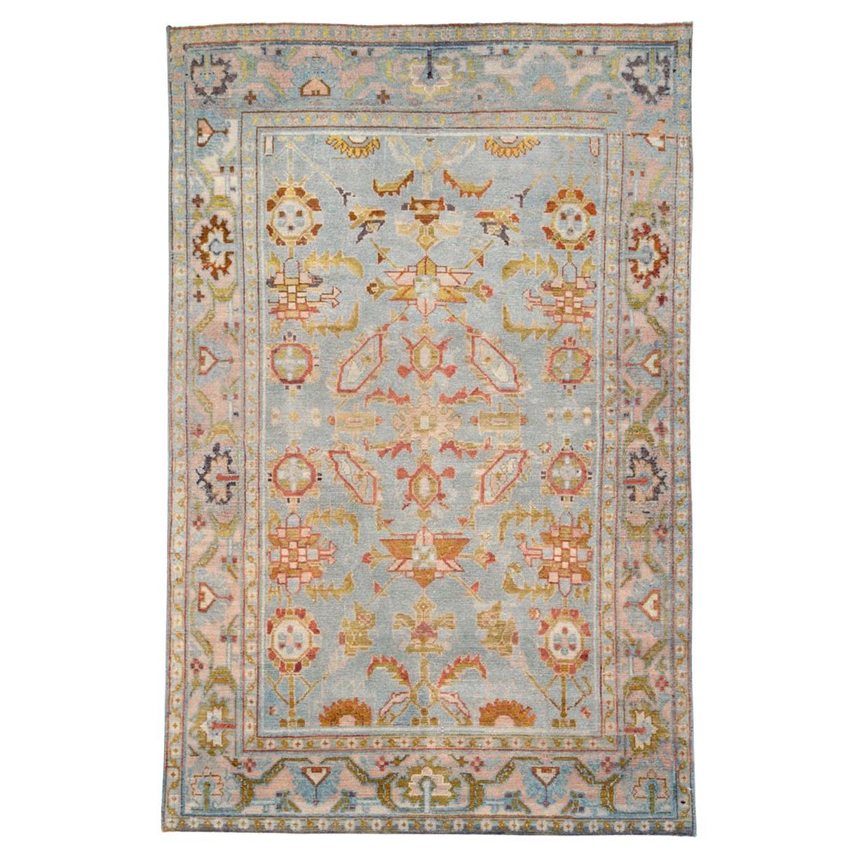 Mid-20th Century Persian Malayer Accent Rug