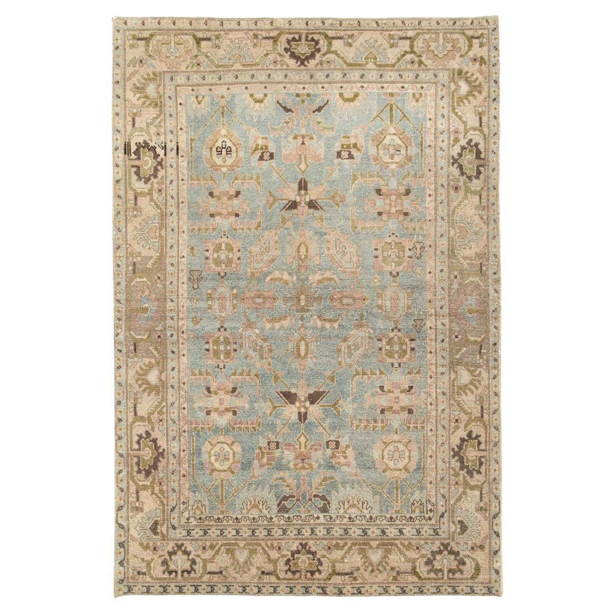 Tapis persan Malayer d'accentuation du milieu du 20e siècle