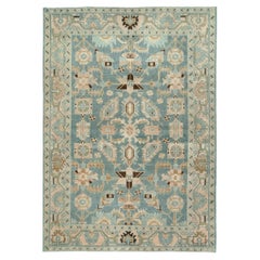 Tapis persan Malayer d'accentuation du milieu du 20e siècle
