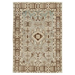 Tapis persan Malayer d'accentuation du milieu du 20e siècle