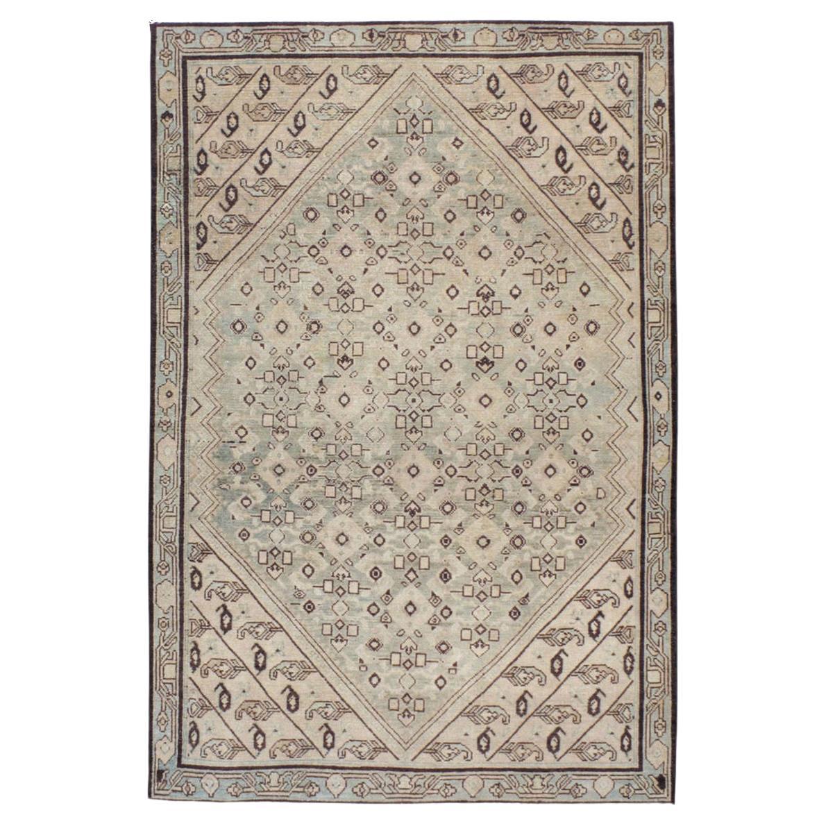 Mid-20th Century Persian Malayer Accent Rug