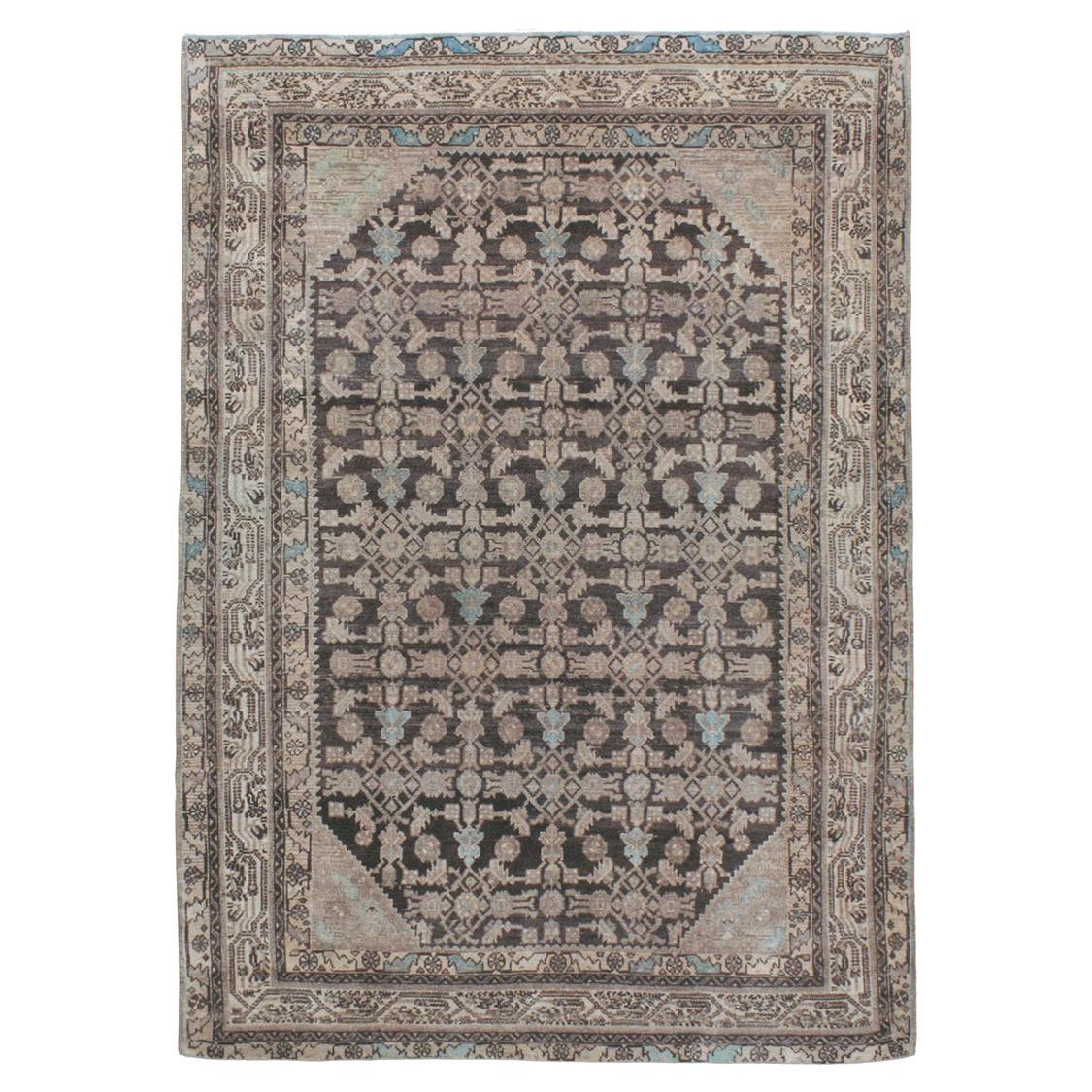 Mid-20th Century Persian Malayer Accent Rug