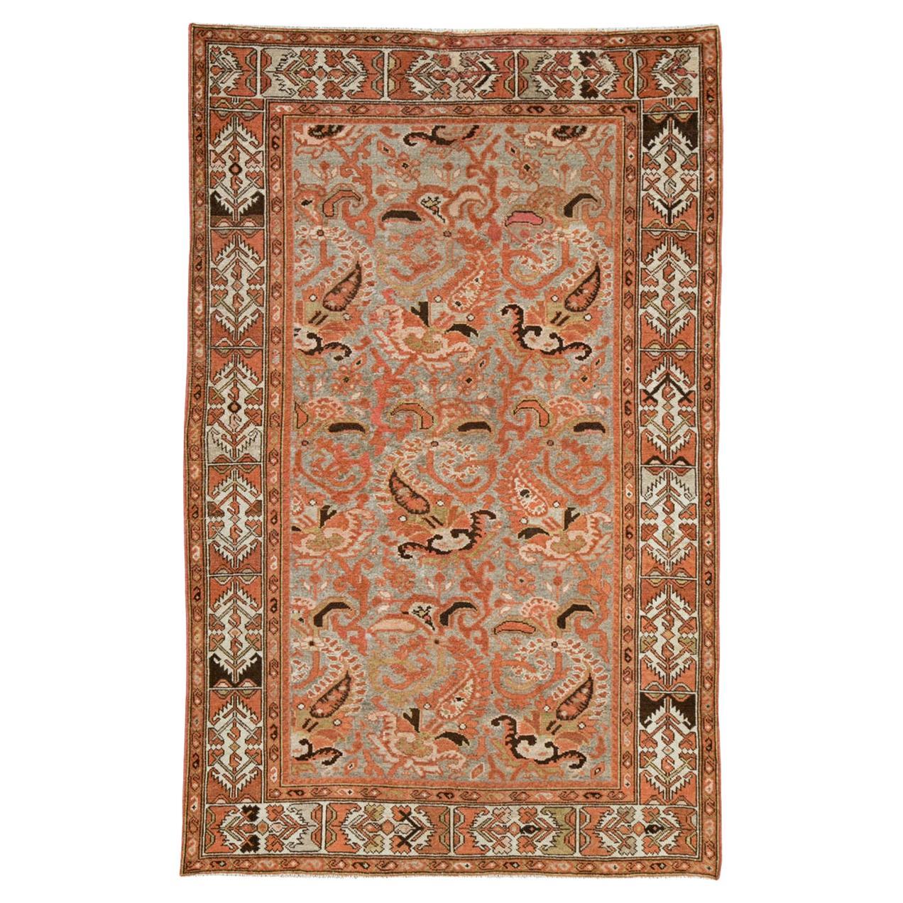 Tapis persan Malayer d'accentuation du milieu du 20e siècle en vente