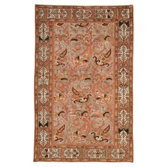 Mid-20th Century Persian Malayer Accent Rug