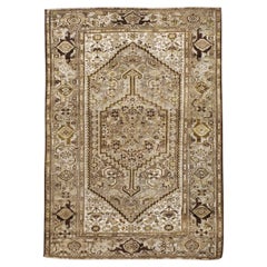 Mid-20th Century Persian Malayer Accent Rug