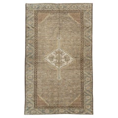 Mid-20th Century Persian Malayer Accent Rug