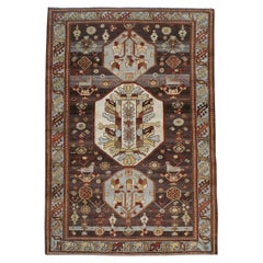 Mid-20th Century Persian Malayer Accent Rug