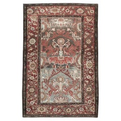 Mid-20th Century Persian Malayer Accent Rug