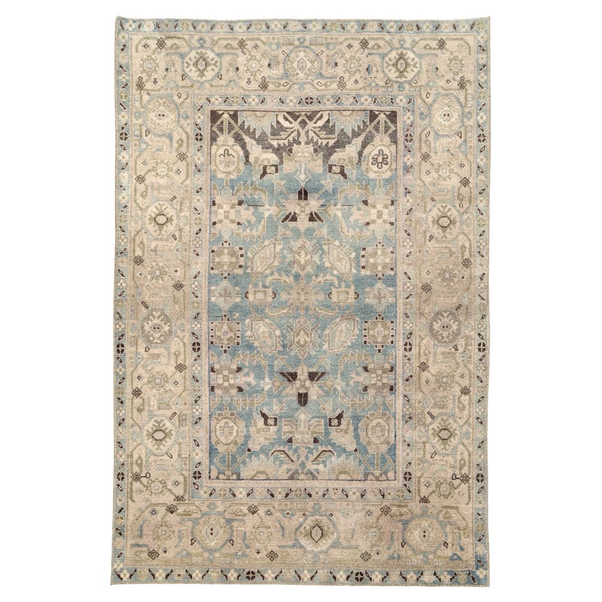 Tapis persan Malayer d'accentuation du milieu du 20e siècle en vente