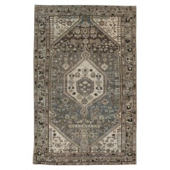 Mid-20th Century Persian Malayer Accent Rug