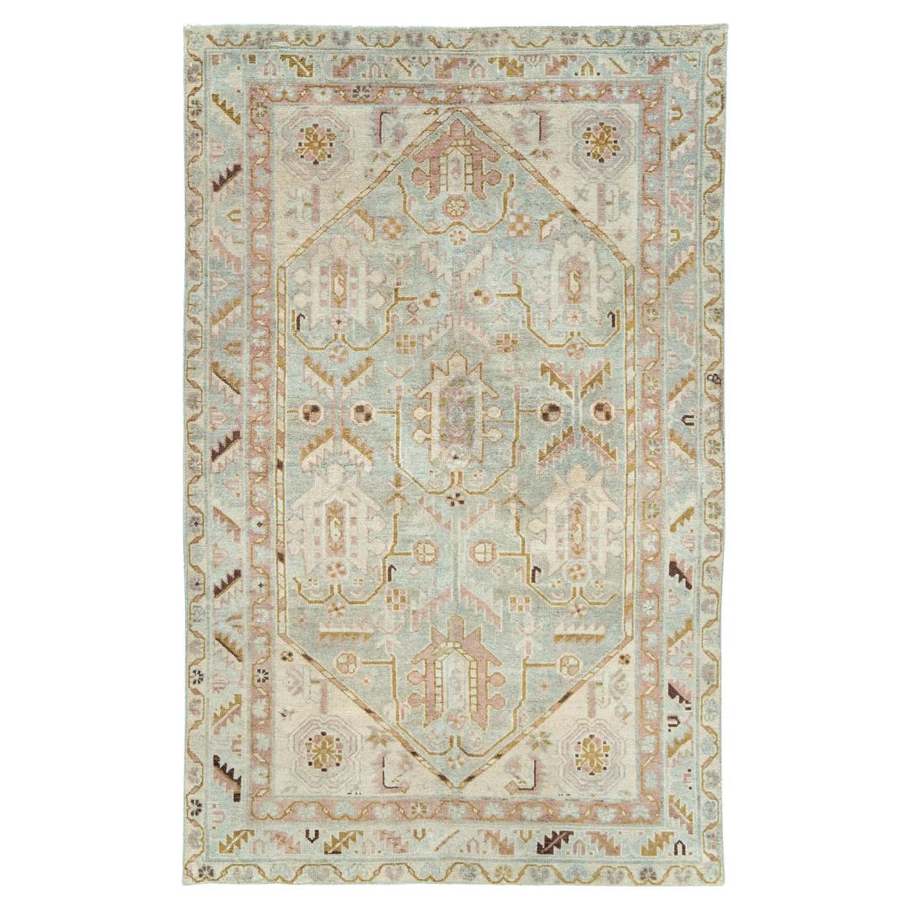 Tapis persan Malayer d'accentuation du milieu du 20e siècle