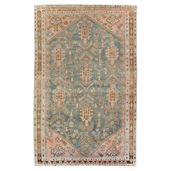 Mid-20th Century Persian Malayer Accent Rug