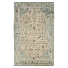 Mid-20th Century Persian Malayer Accent Rug