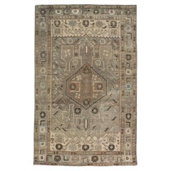 Mid-20th Century Persian Malayer Accent Rug