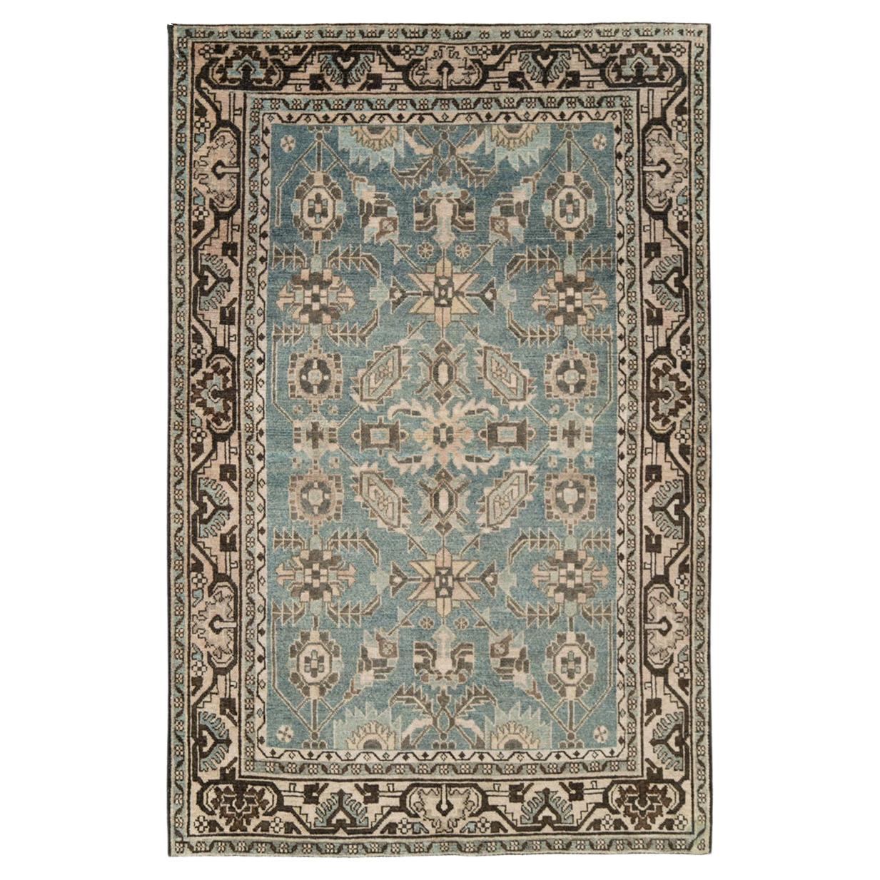 Mid-20th Century Persian Malayer Accent Rug