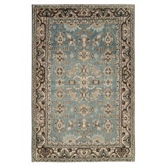 Mid-20th Century Persian Malayer Accent Rug
