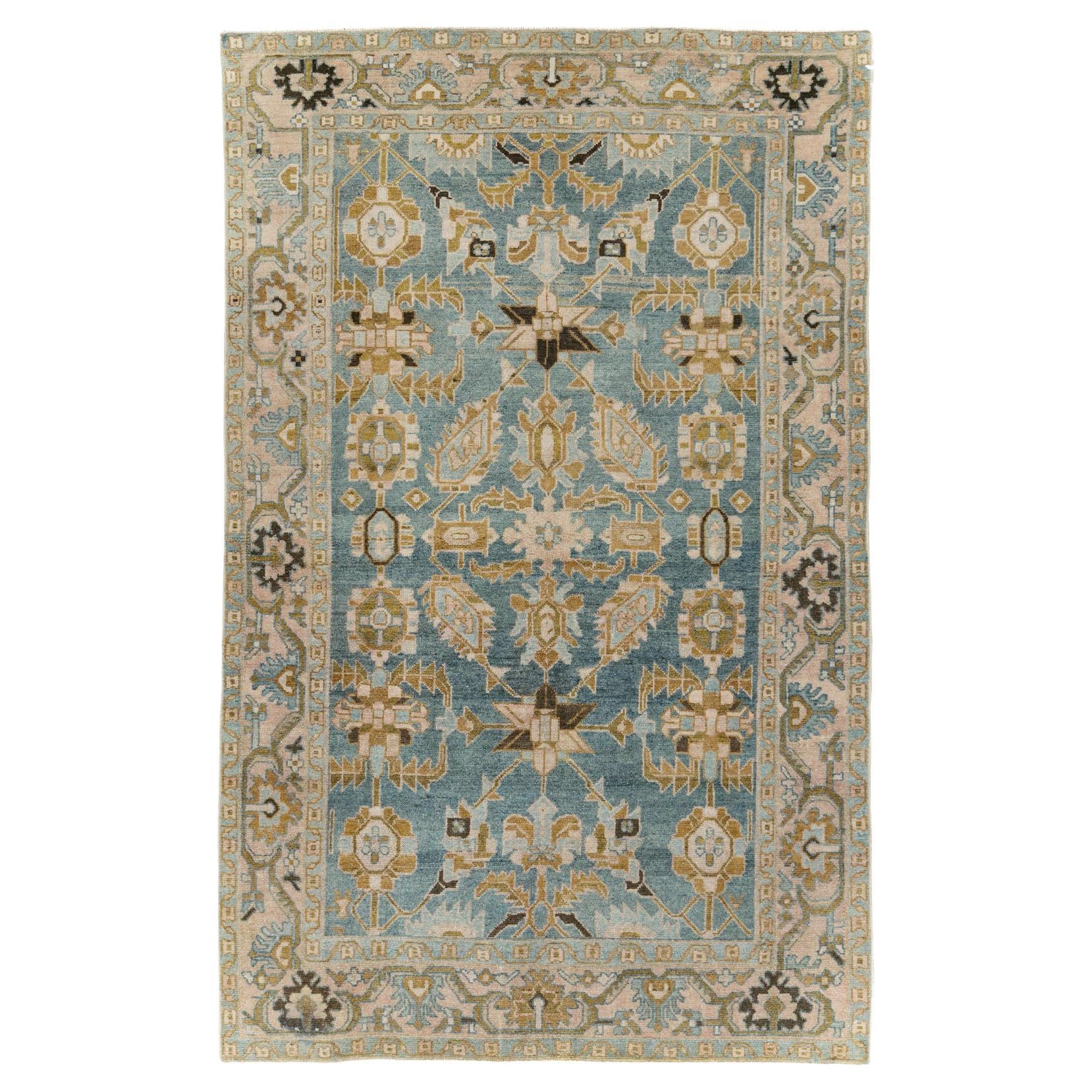 Mid-20th Century Persian Malayer Accent Rug